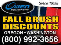 Owen Equipment Sale on Brushes!
