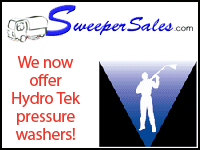 Sweeper Sales Also Sells Hydro Tek Pressure Washers!