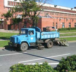 Russian Dump Truck Sweeper