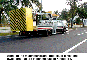 Mix of Pavement Power Sweepers