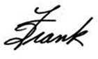 Frank Chulick Signature