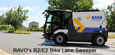 RAVO Bike Lane Sweeper