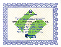 Award Of Excellence East Coast